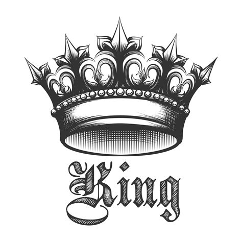 simple king crown tattoo designs.